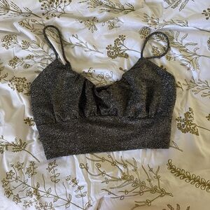 Wild Fable Black Glitter Camisole